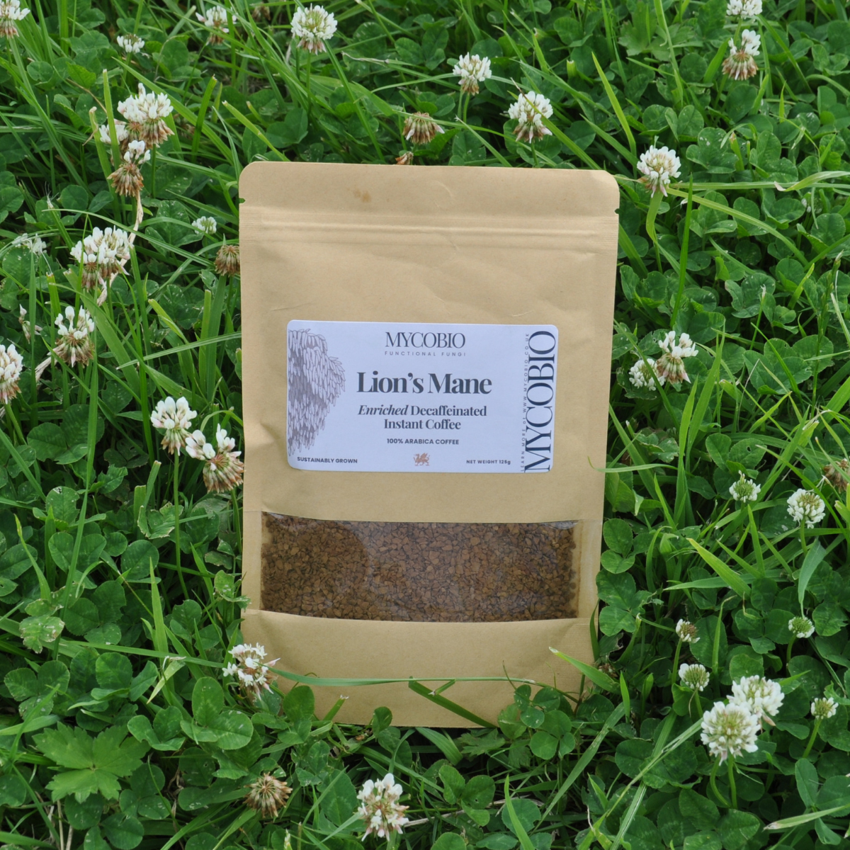 Lion's Mane Enriched Decaffeinated Instant Coffee