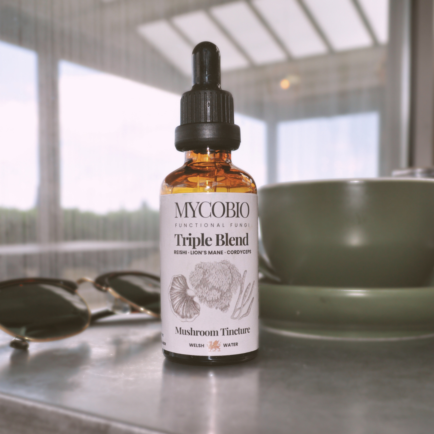 Triple Blend Mushroom Tincture (Lion's Mane, Reishi, Cordyceps)