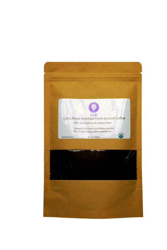 Lion's mane Enriched Ground Coffee